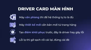 Driver card màn hình: cài từ hãng hay Windows Update