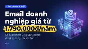 Email doanh nghiệp: tạo thế nào, giá bao nhiêu, chọn gói nào