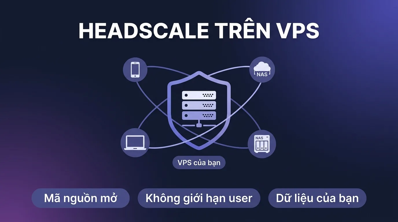 Headscale: tự host control server Tailscale trên VPS