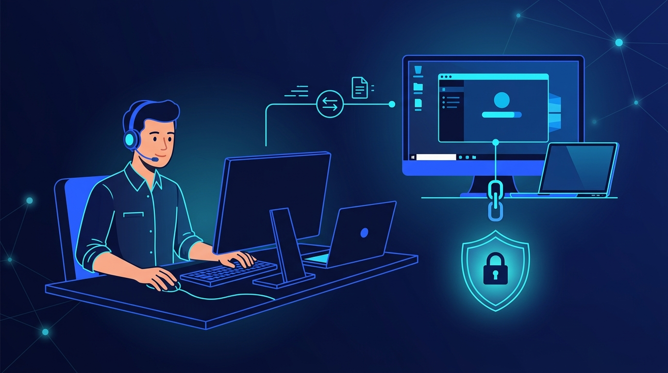 TeamViewer cho phòng IT hỗ trợ nhân viên từ xa: triển khai cơ bản