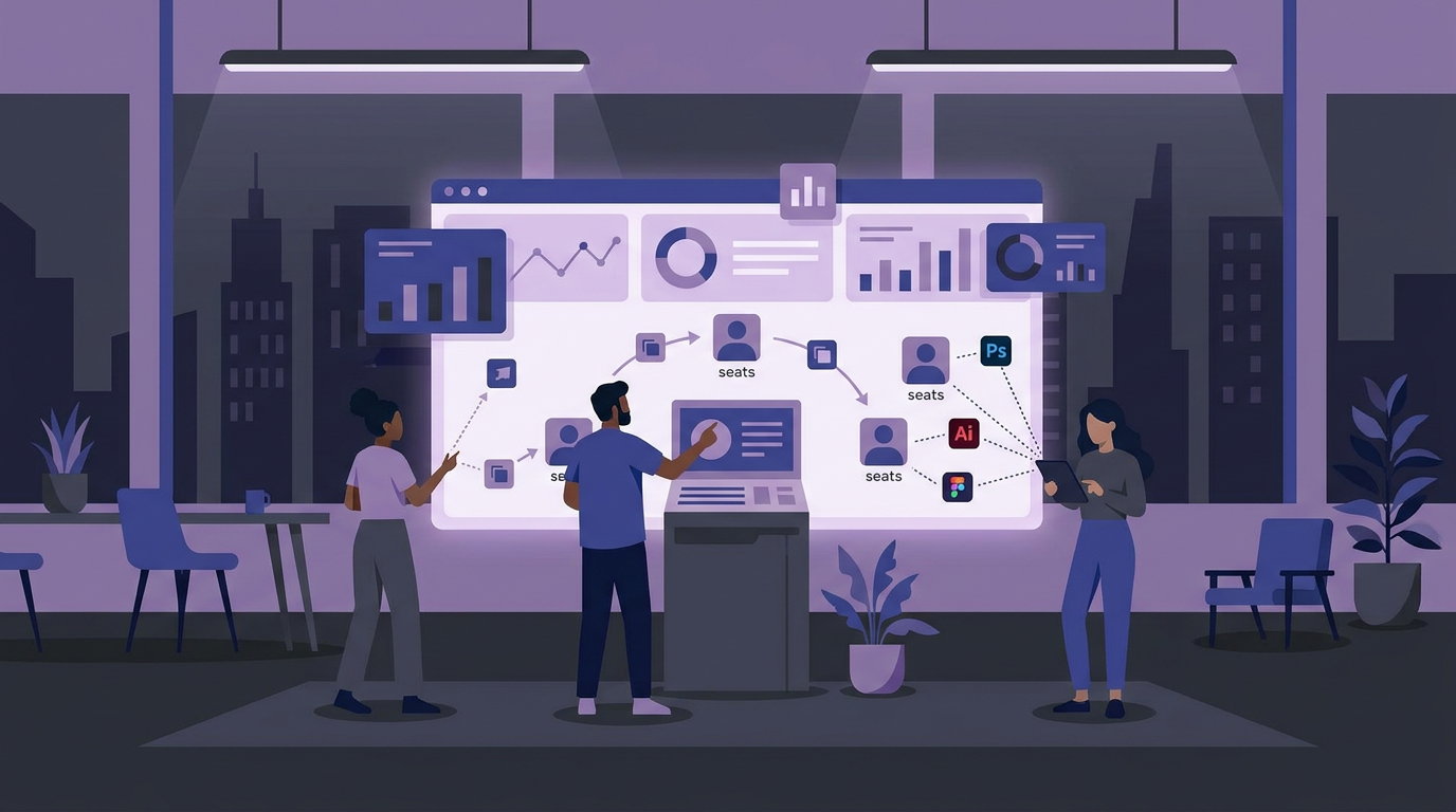 Adobe for Teams khác Adobe cá nhân: quản lý license qua Admin Console