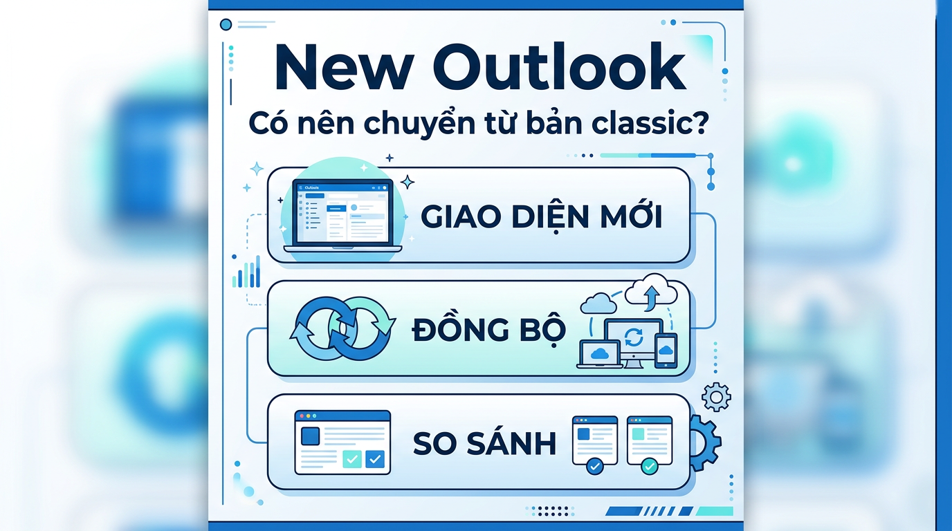 New Outlook khác Outlook classic: có nên chuyển sang bản mới