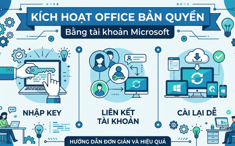 Cách kích hoạt Office bản quyền bằng tài khoản Microsoft