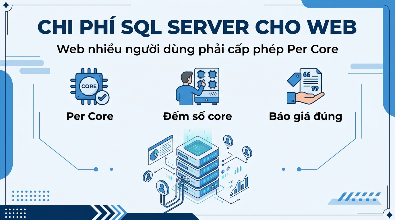 Cách tính chi phí SQL Server cho ứng dụng web nhiều người dùng