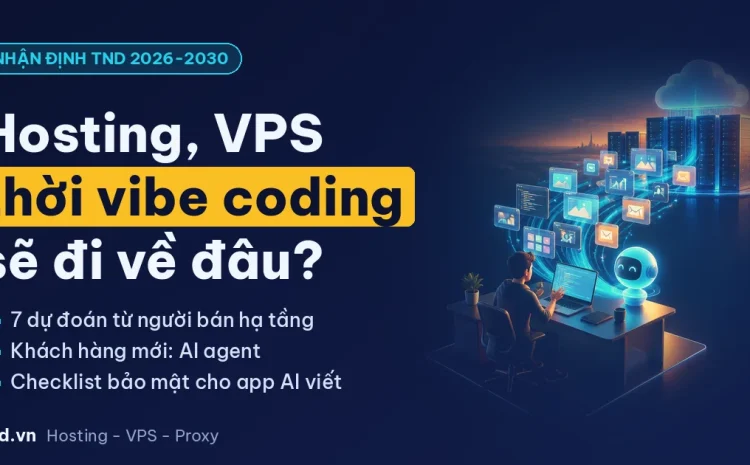 Hosting và VPS thời vibe coding - nhận định của TND về tương lai AI