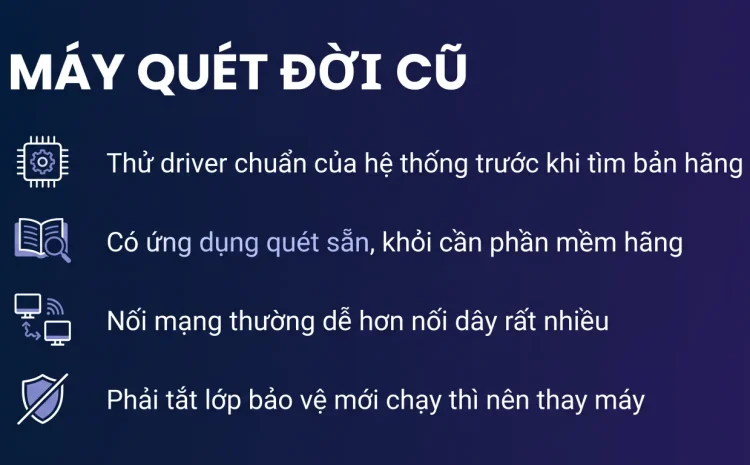 Máy quét và máy in đa năng cũ trên Windows 11