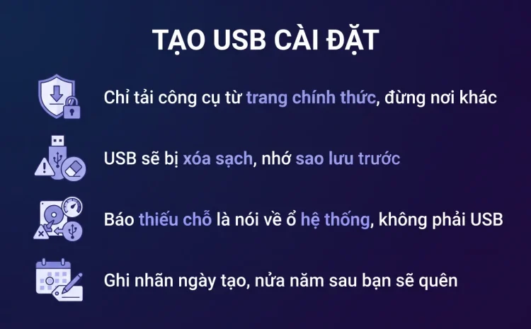 Media Creation Tool: tạo USB cài Windows 11 đúng cách
