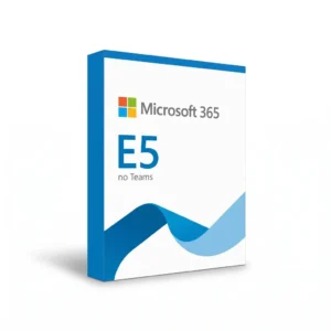 Hộp bản quyền Microsoft 365 E5 (no Teams) bản quyền chính hãng (1 user, 1 năm)