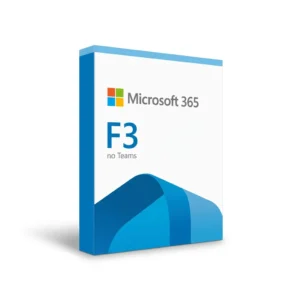 Hộp bản quyền Microsoft 365 F3 (no Teams) bản quyền chính hãng (1 user, 1 năm)