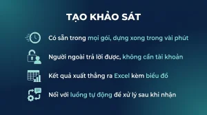 Microsoft Forms tạo khảo sát và thu phản hồi