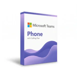 Hộp bản quyền Microsoft Teams Phone kèm Calling Plan bản quyền chính hãng (1 gói, 1 năm)