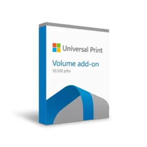 Hộp bản quyền Microsoft Universal Print gói thêm 10.000 lệnh in bản quyền chính hãng (1 gói, 1 năm)
