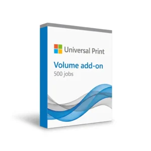 Hộp bản quyền Microsoft Universal Print gói thêm 500 lệnh in bản quyền chính hãng (1 gói, 1 năm)