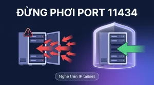 Mở Ollama ra ngoài an toàn: đừng phơi port 11434