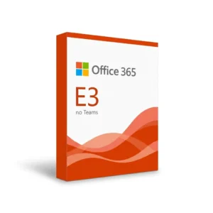 Hộp bản quyền Office 365 E3 (no Teams) bản quyền chính hãng (1 user, 1 năm)