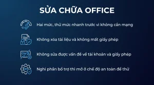 Sửa app Office bị lỗi bằng chức năng Repair