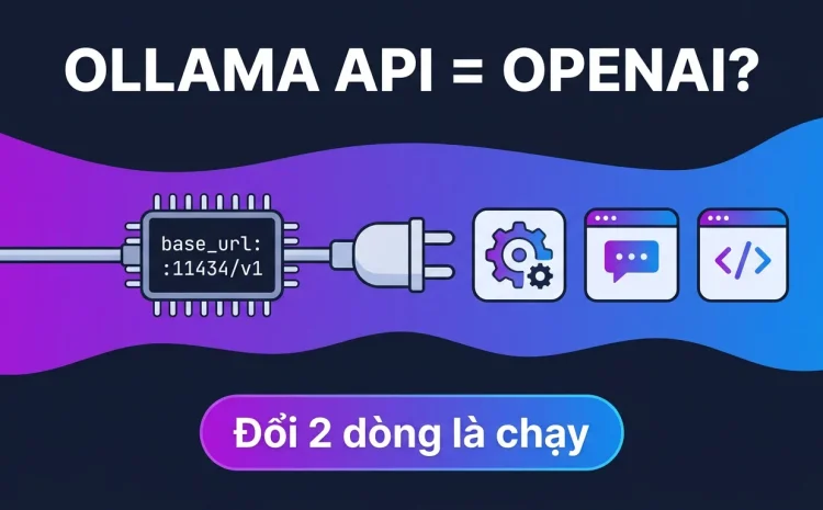 Ollama API: thay OpenAI trong code, n8n và Dify