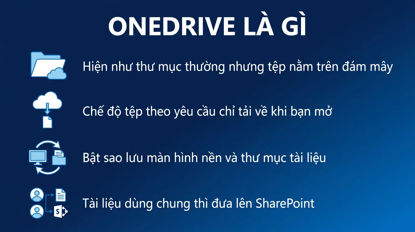 OneDrive là gì và đồng bộ với máy tính thế nào