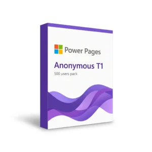 Power Pages anonymous users T1 (gói 500 user) bản quyền chính hãng (1 gói, 1 năm)