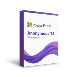 Power Pages anonymous users T2 (gói 500 user) bản quyền chính hãng (1 gói, 1 năm)
