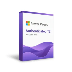 Power Pages authenticated users T2 (gói 100 user) bản quyền chính hãng (1 gói, 1 năm)