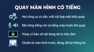 Quay màn hình có tiếng trên Windows 11 không cần app