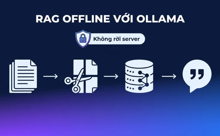 RAG offline với Ollama: hỏi đáp tài liệu không lộ dữ liệu