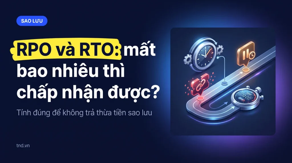RPO và RTO là gì, cách tính cho doanh nghiệp