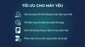 Tối ưu Windows 11 cho máy yếu mà vẫn an toàn