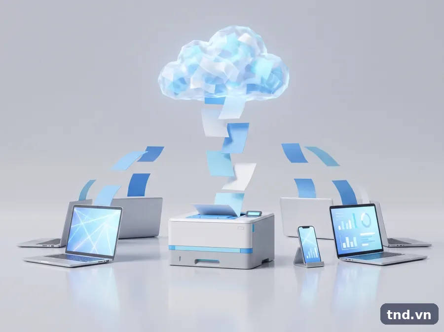 Universal Print in đám mây Microsoft 365 cho văn phòng