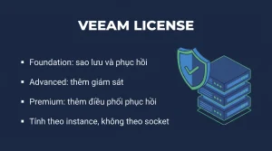 Veeam license: chọn Foundation, Advanced hay Premium?