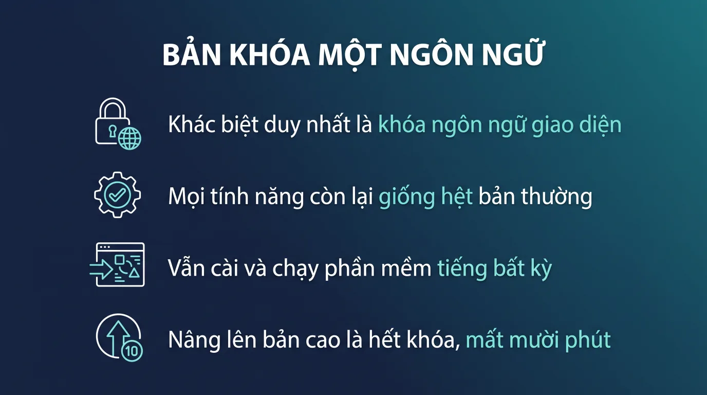 Windows 11 Home Single Language khác Home thường gì