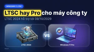 Windows 11 LTSC và Windows 11 Pro khác nhau thế nào