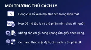 Windows Sandbox: chạy thử phần mềm lạ không hại máy
