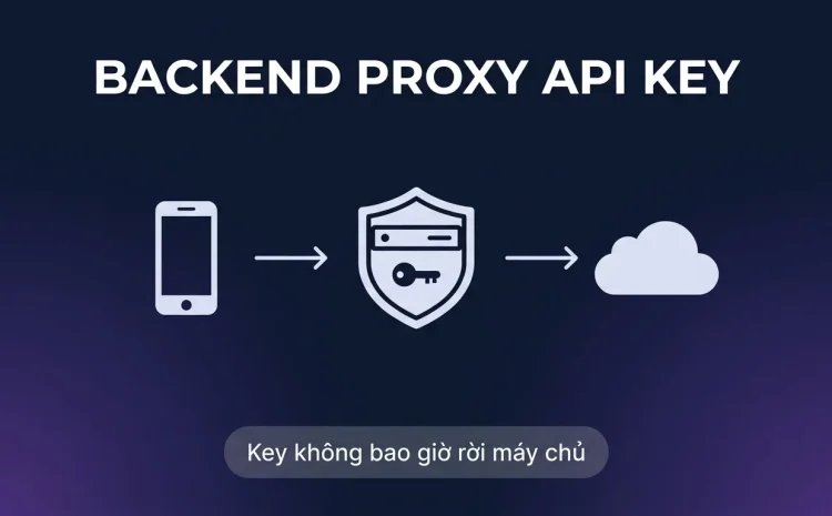 Backend proxy API key trên VPS: giấu key, cache, giới hạn