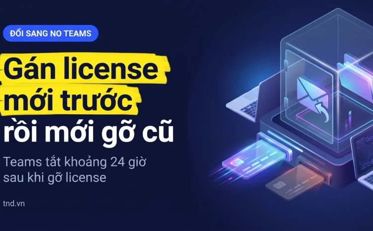 Gia hạn đổi sang bản No Teams: mail, file, cuộc họp còn không