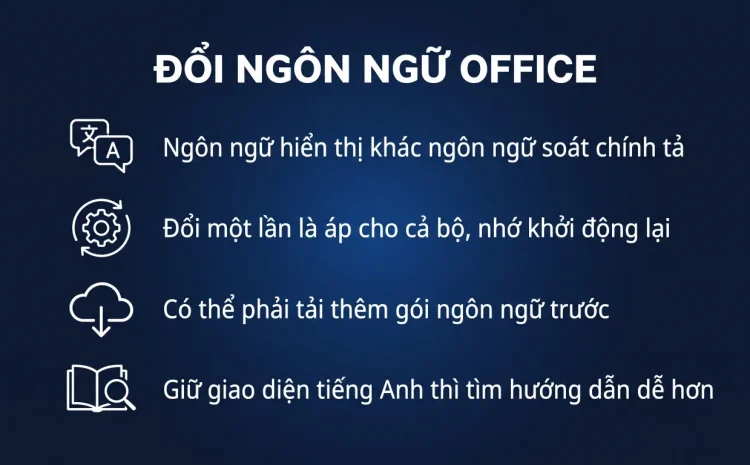 Đổi giao diện Office 365 sang tiếng Việt