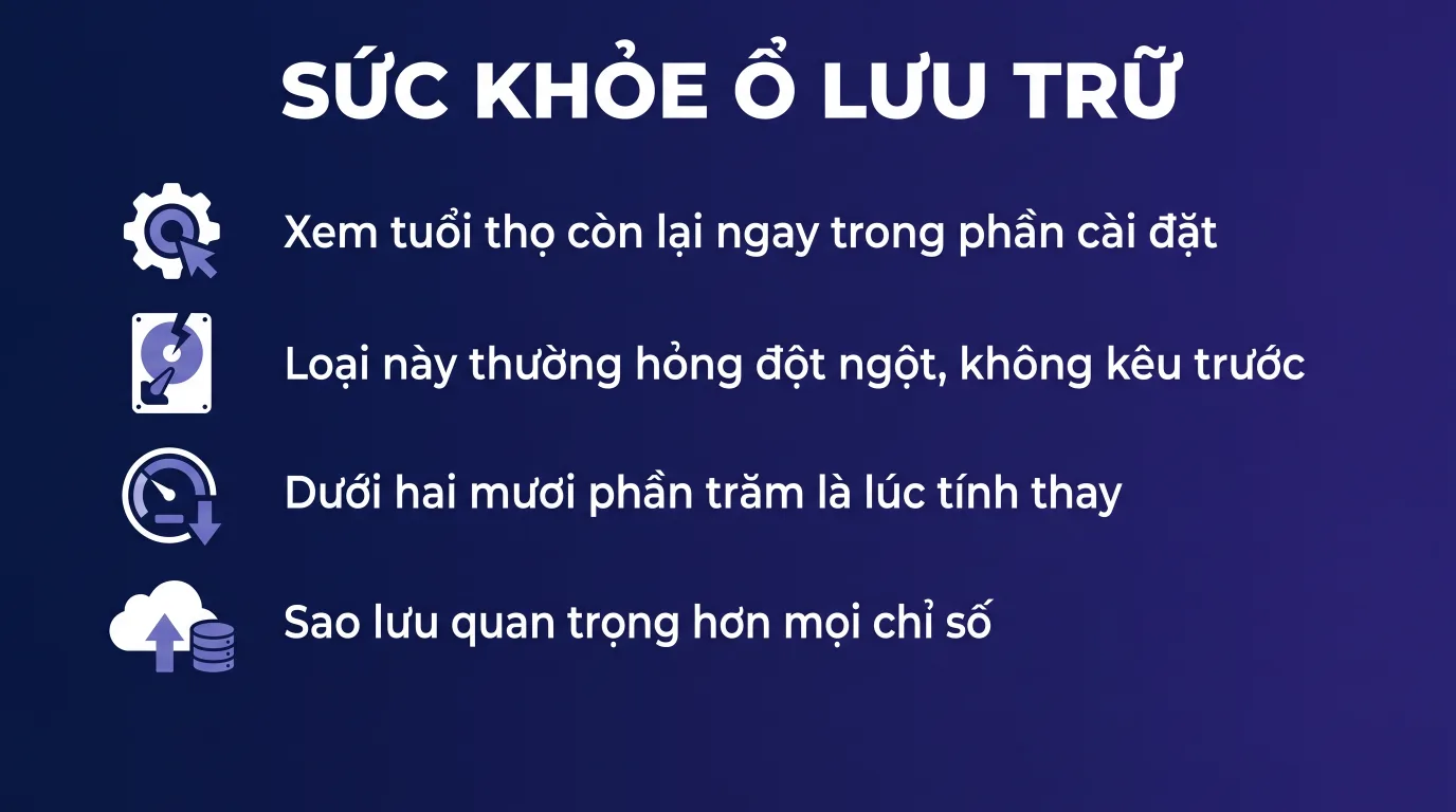 Kiểm tra sức khỏe ổ SSD trên Windows 11