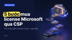 Mua license Microsoft CSP tại TND: 5 bước từ báo giá tới bàn giao
