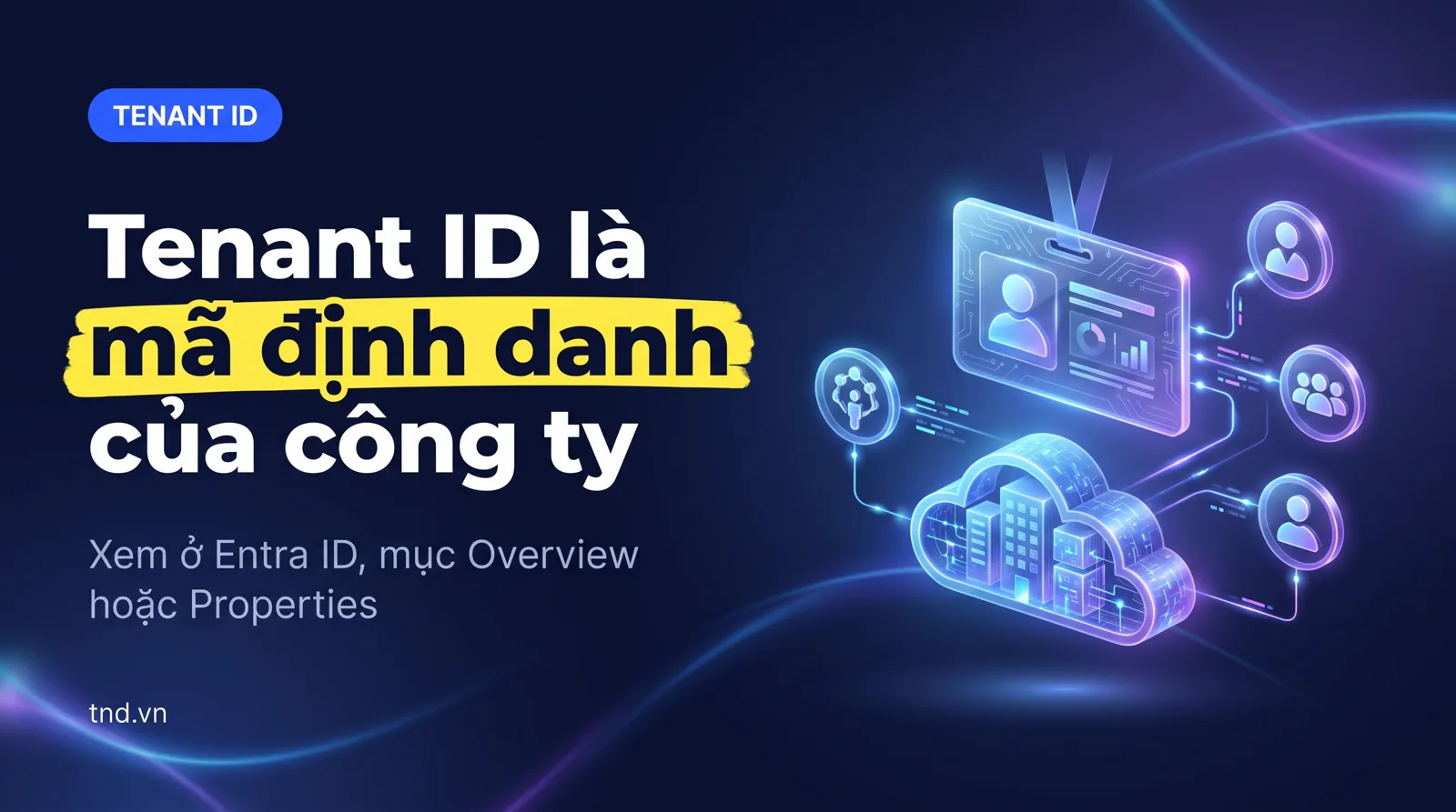 Tenant ID là gì khi mua license Microsoft, tìm ở đâu