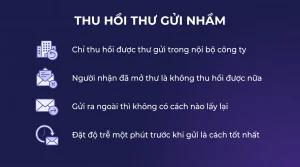 Cách thu hồi email đã gửi nhầm trong Outlook