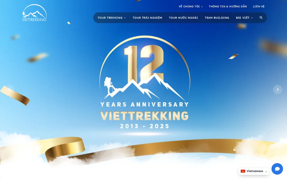 Website Viettrekking, khách hàng TND hỗ trợ đưa Claude vào vận hành
