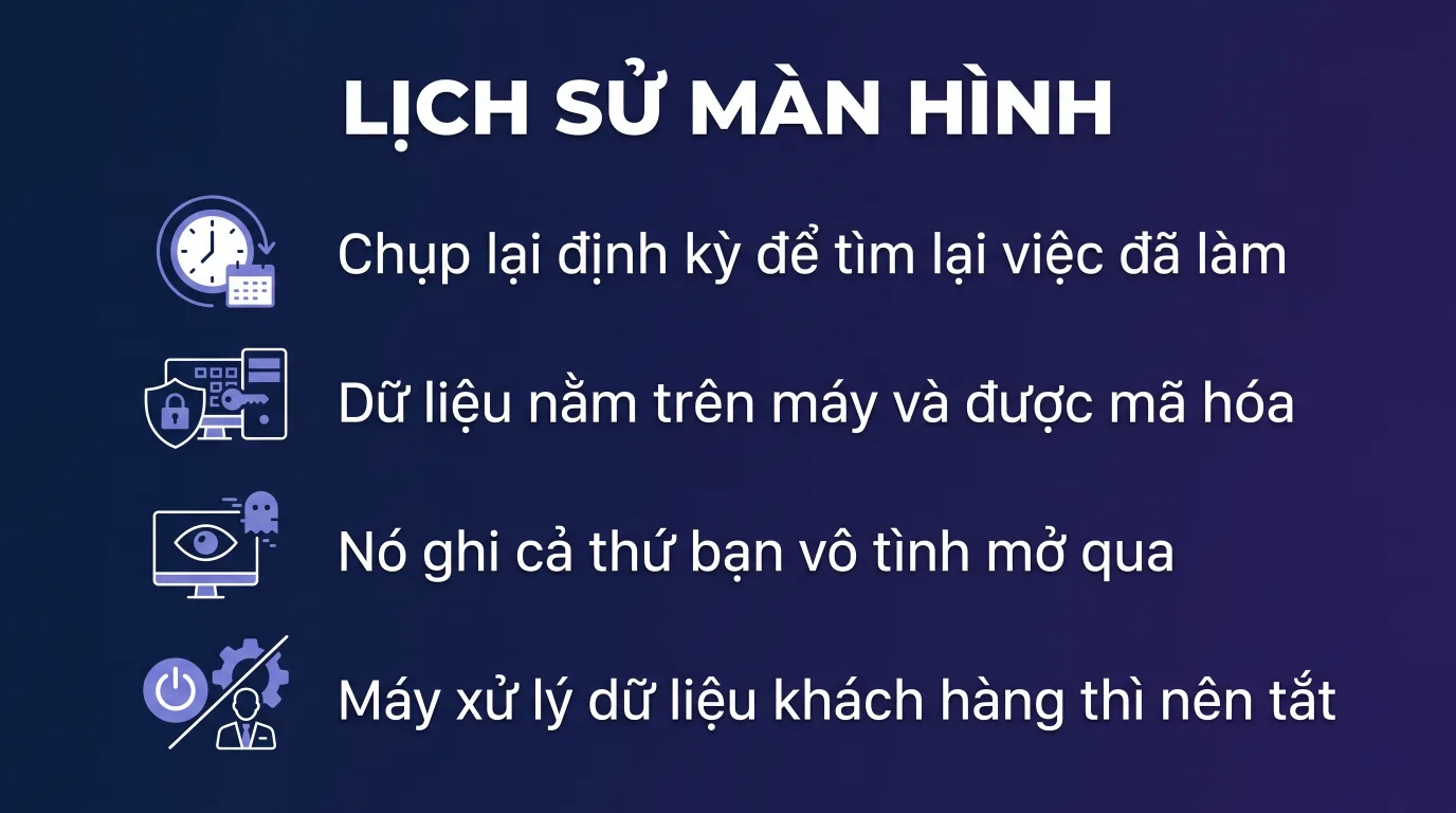 Windows Recall: nó lưu gì và có nên bật không