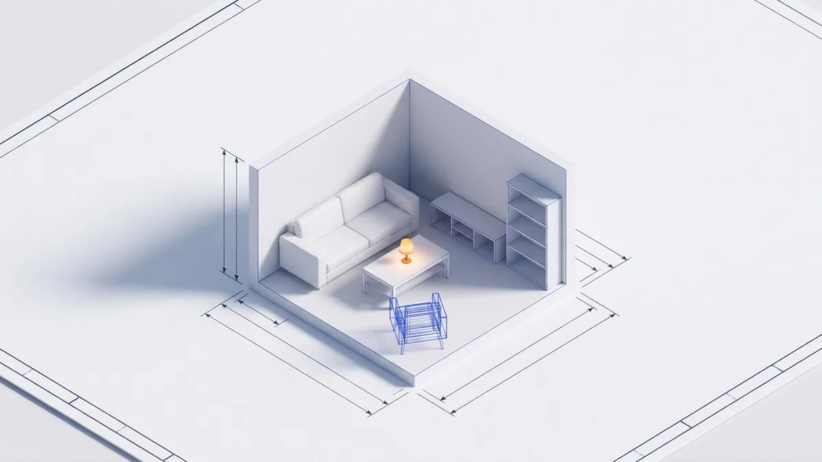 Mô hình phòng khách cắt lớp dựng bằng phần mềm CAD